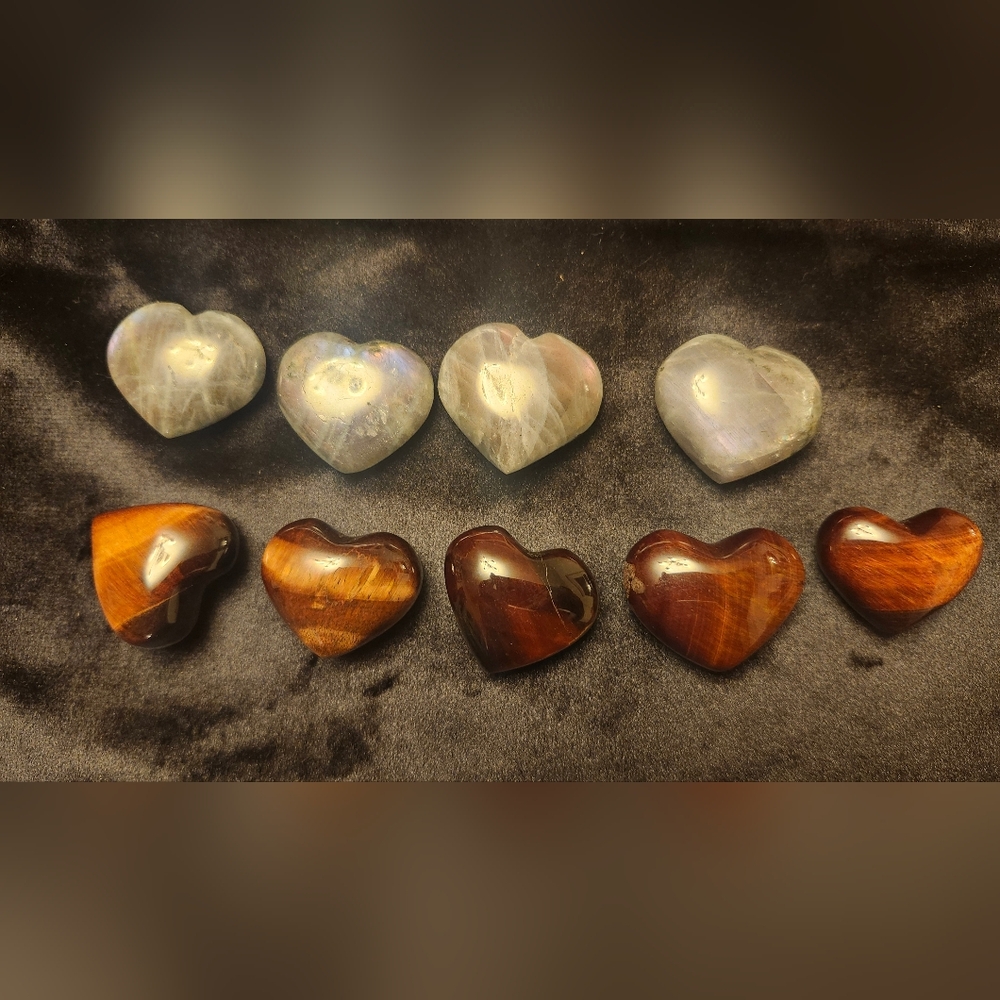 High Quality Red Tigers Eye & High Quality Labradorite
